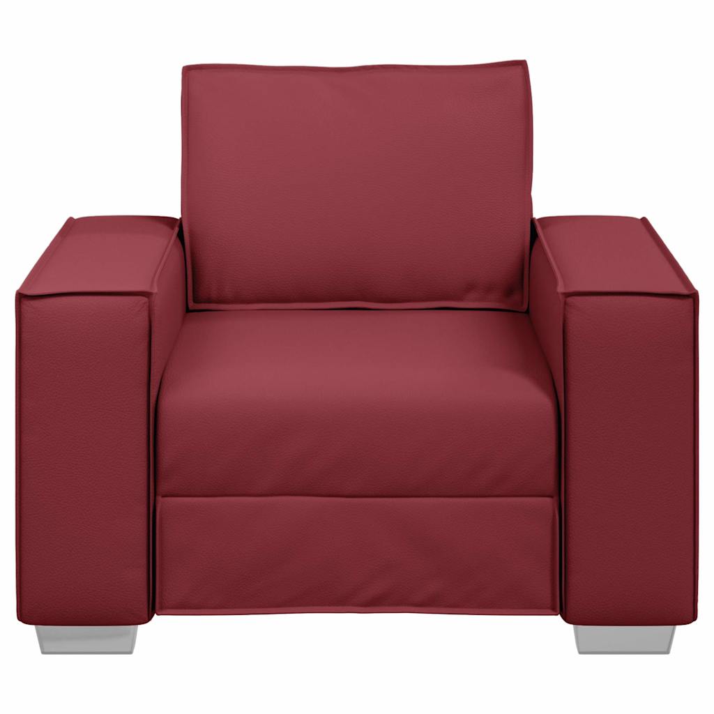 Sofa stolica Vinska crvena 100 cm Lažna koža