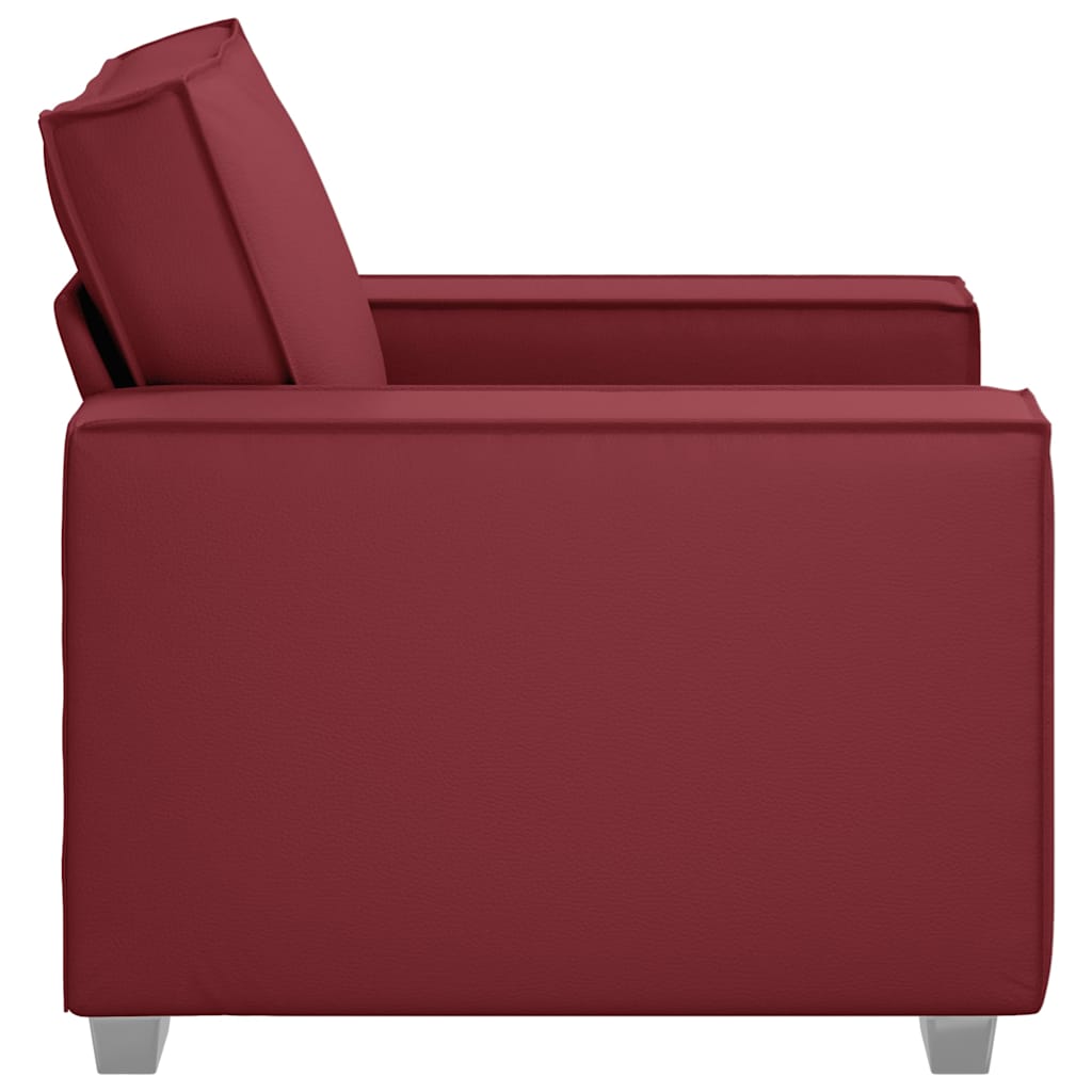 Sofa stolica Vinska crvena 100 cm Lažna koža
