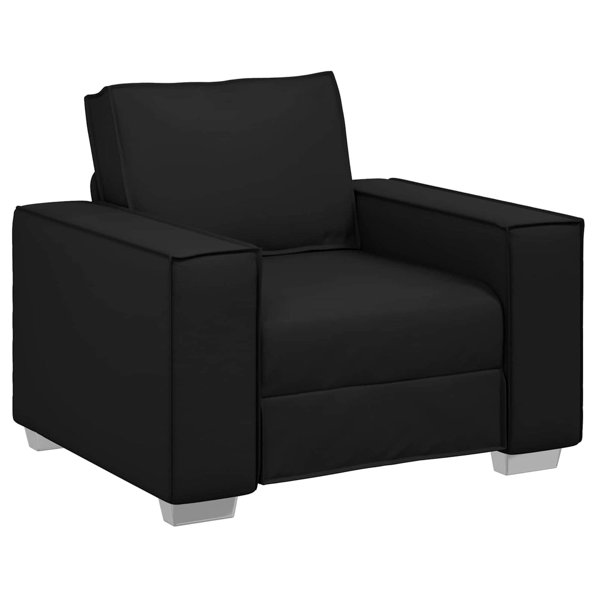 Sofa stolica Crna 100 cm Lažna koža