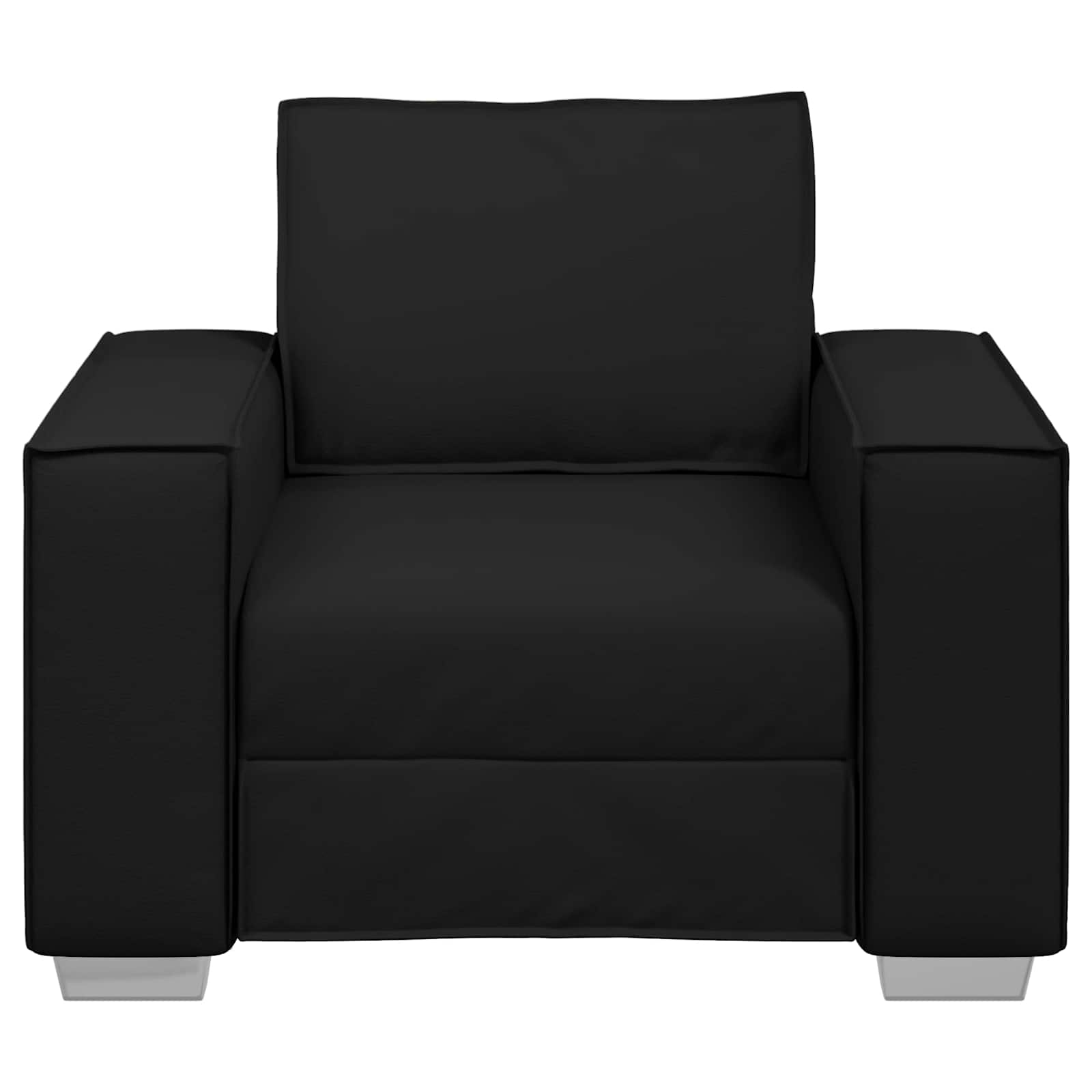 Sofa stolica Crna 100 cm Lažna koža