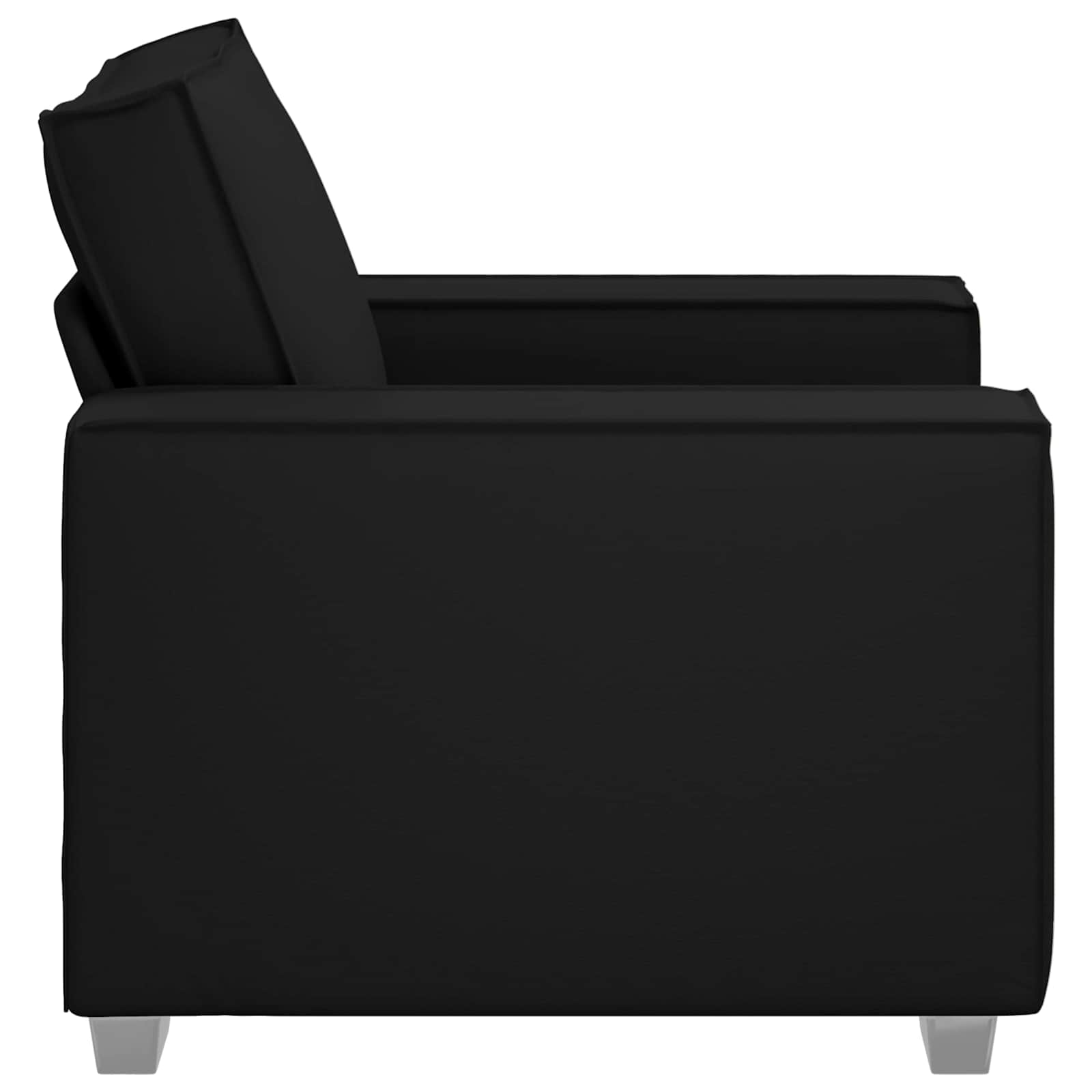 Sofa stolica Crna 100 cm Lažna koža