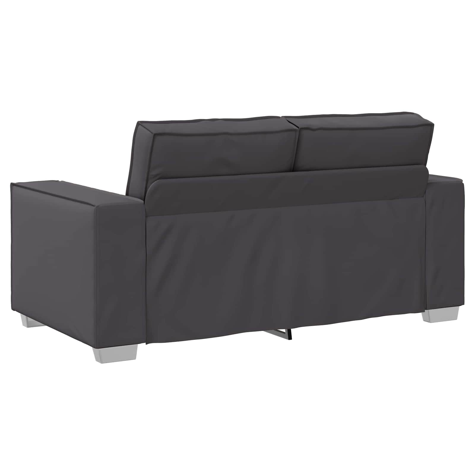 Dvosjed Sivi 160 cm Lažna koža