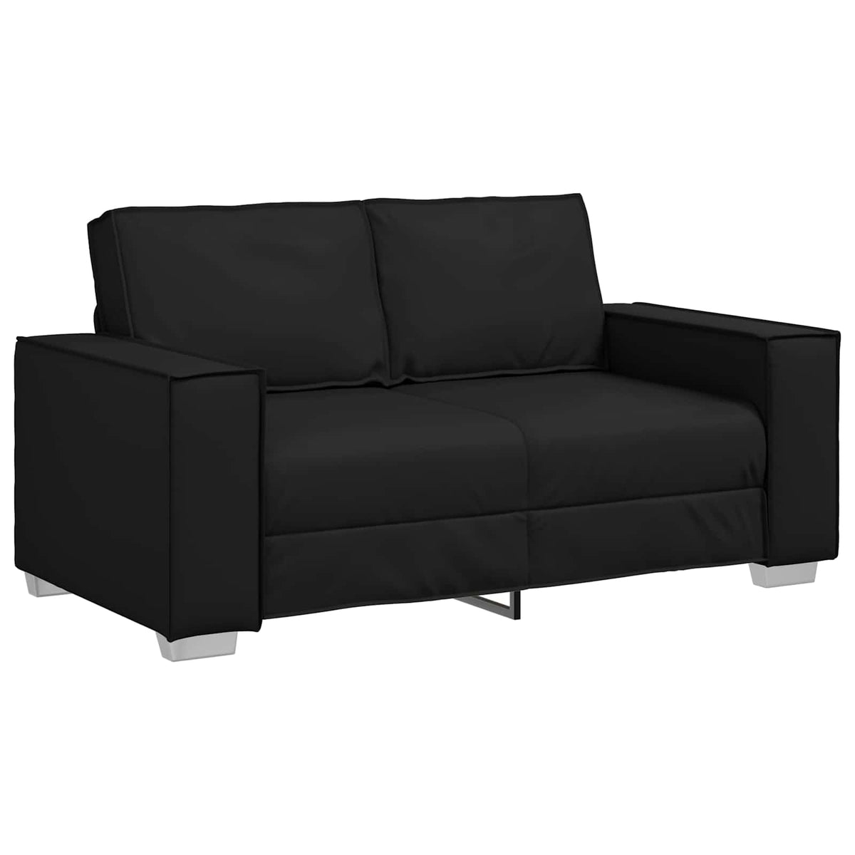 Dvosjed Crna 160 cm Lažna koža