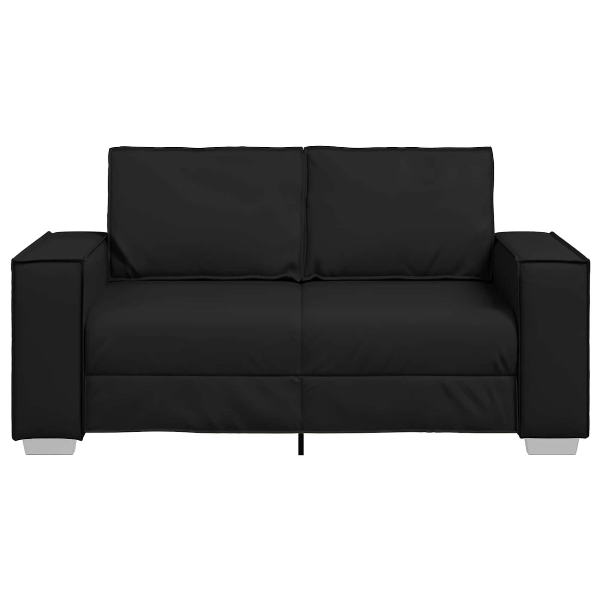 Dvosjed Crna 160 cm Lažna koža