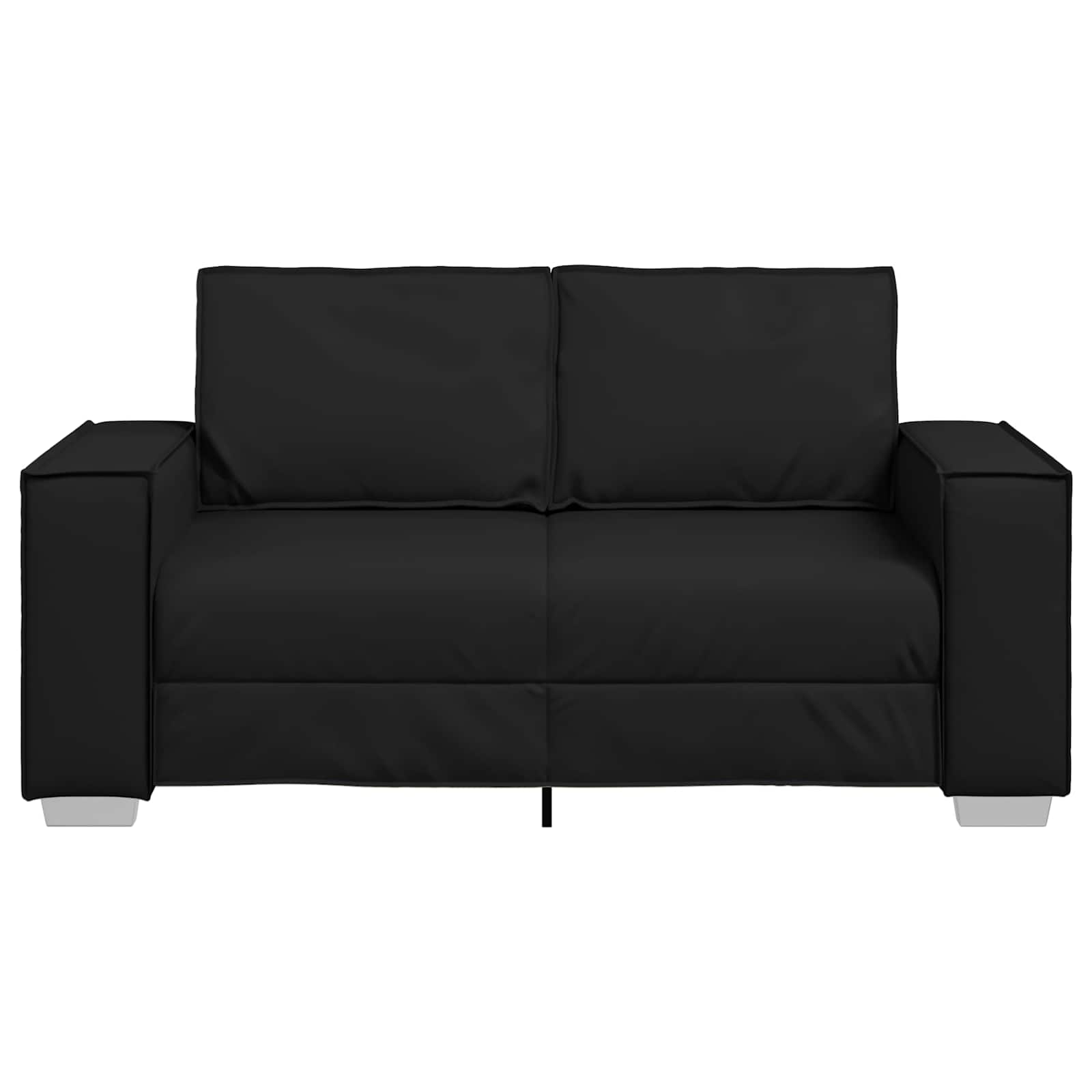 Dvosjed Crna 160 cm Lažna koža