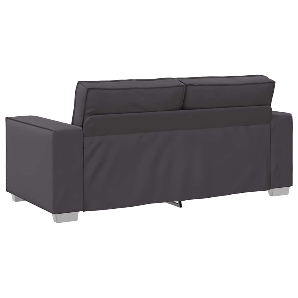 Dvosjed Sivi 180 cm Lažna koža