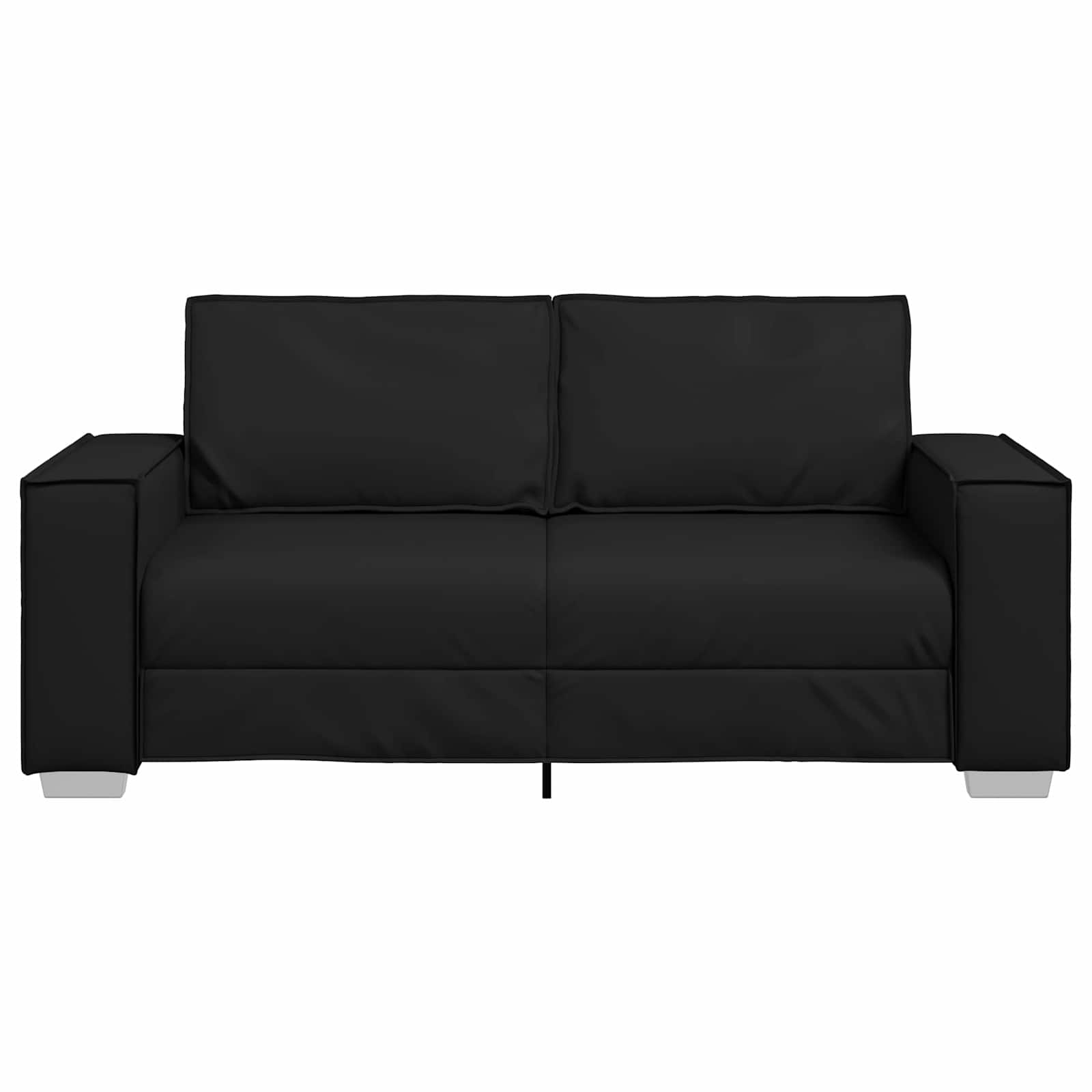 Dvosjed Crna 180 cm Lažna koža