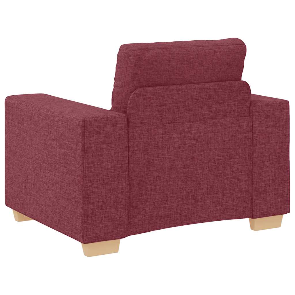 Sofa fotelja vino crvena 100x78x80 cm tkanina