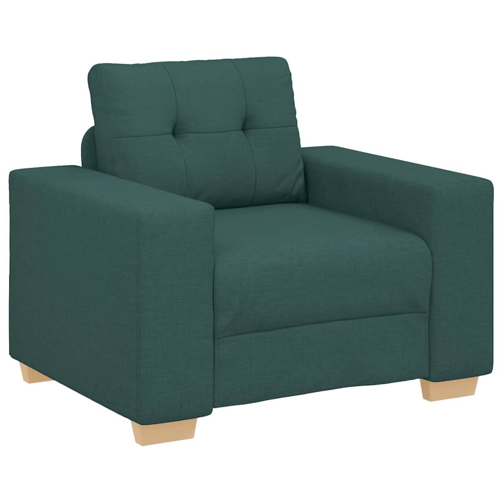 Sofa fotelja tamnozelena 100x78x80 cm tkanina