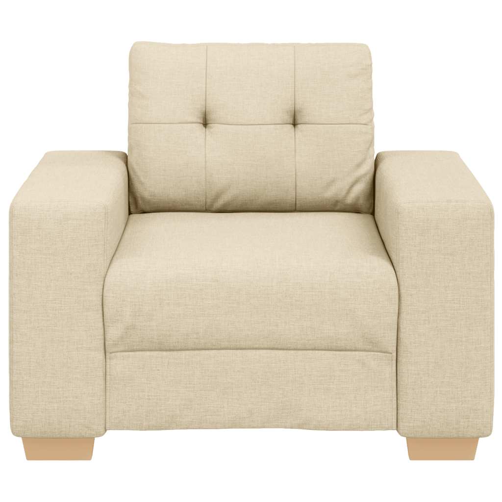 Sofa fotelja krem 100x78x80 cm tkanina