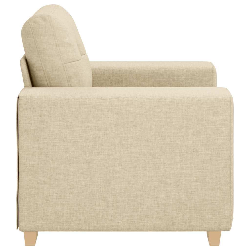 Sofa fotelja krem 100x78x80 cm tkanina