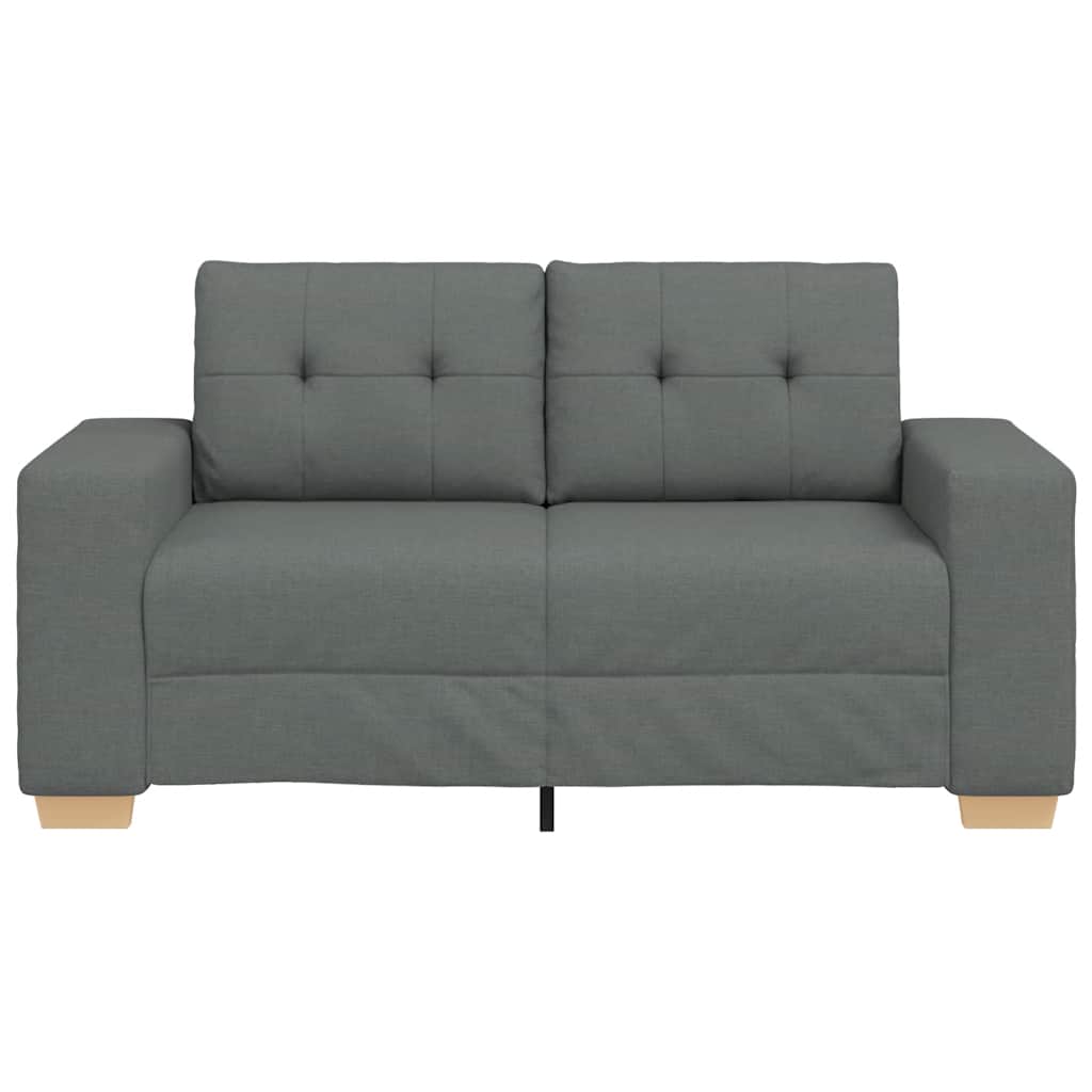 Dvosjed tamno sivi 160x77x82 cm tkanina