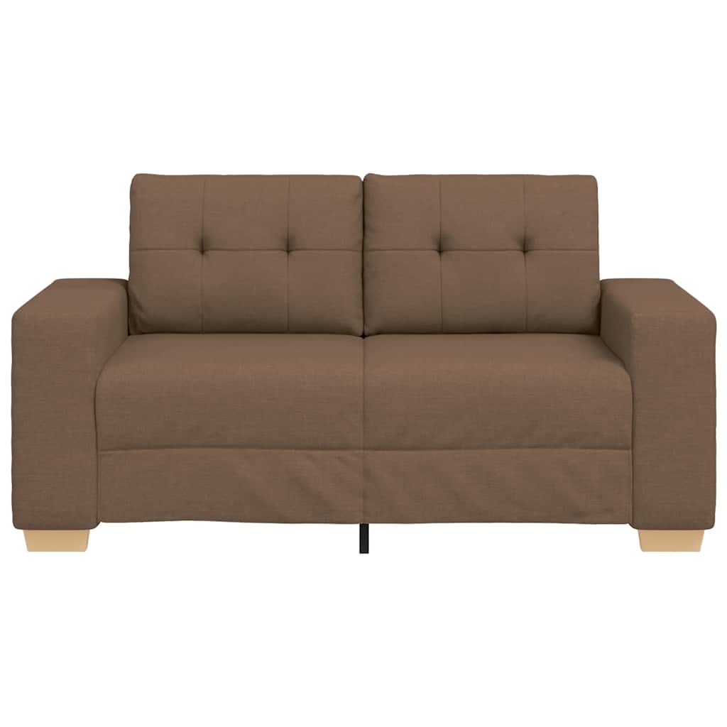 Dvosjed Smeđi 160x77x82 cm Tkanina