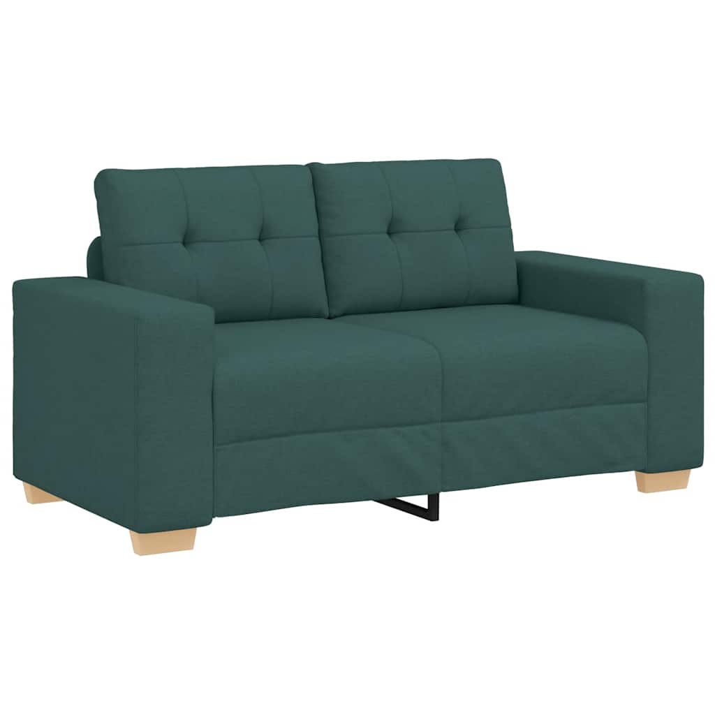 Dvosjed tamnozelene boje 160x77x82 cm tkanina
