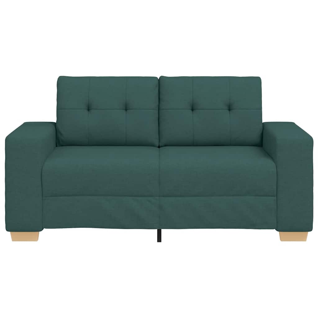 Dvosjed tamnozelene boje 160x77x82 cm tkanina