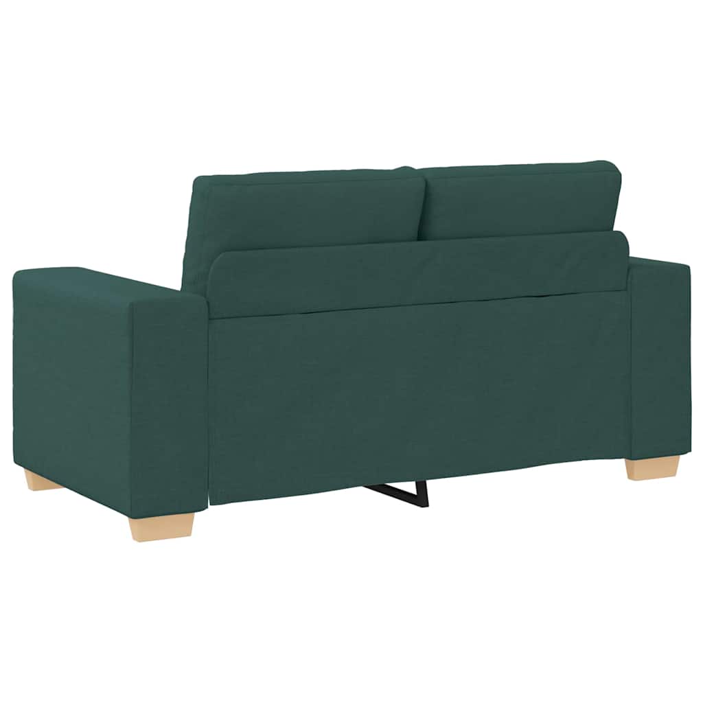 Dvosjed tamnozelene boje 160x77x82 cm tkanina