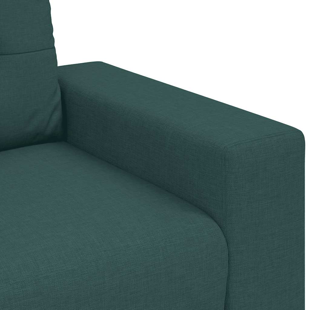 Dvosjed tamnozelene boje 160x77x82 cm tkanina