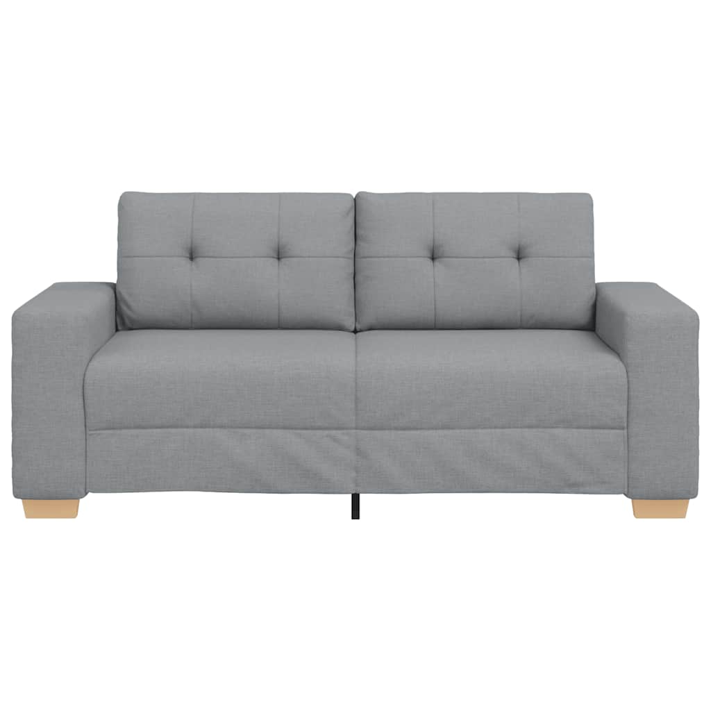 Dvosjed svijetlosiva 180x77x82 cm tkanina