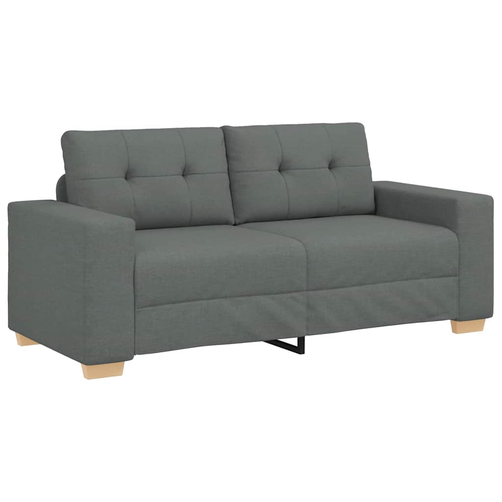 Dvosjed tamno sivi 180x77x82 cm tkanina