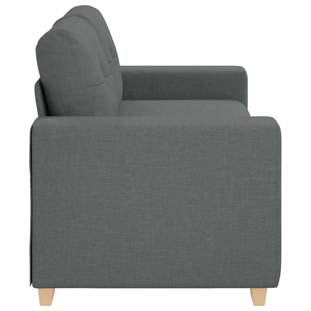 Dvosjed tamno sivi 180x77x82 cm tkanina