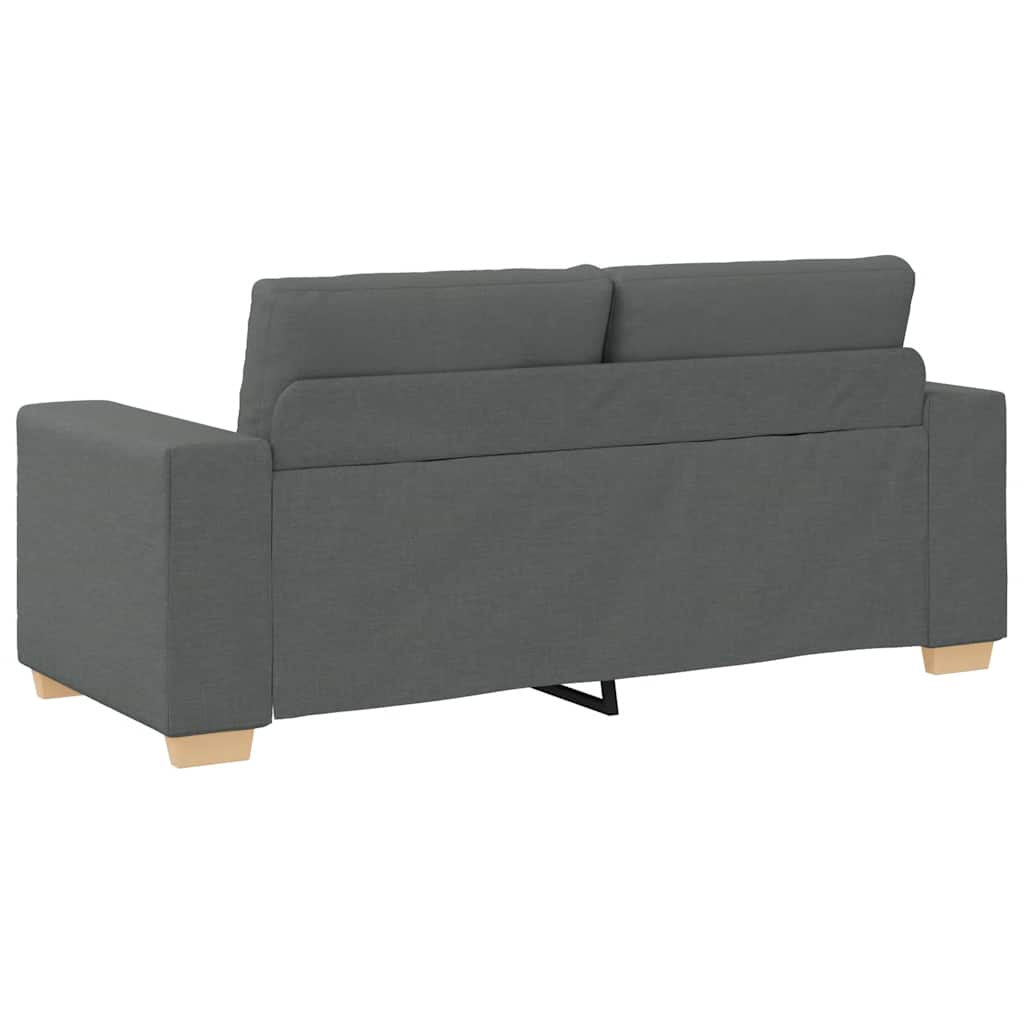 Dvosjed tamno sivi 180x77x82 cm tkanina