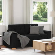 Dvosjed crne boje 180x77x82 cm tkanina
