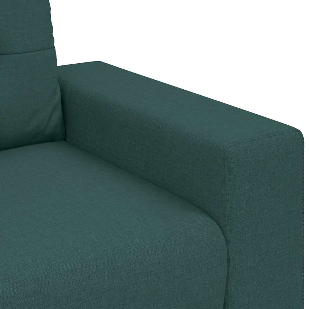 Dvosjed tamnozelene boje 180x77x82 cm tkanina