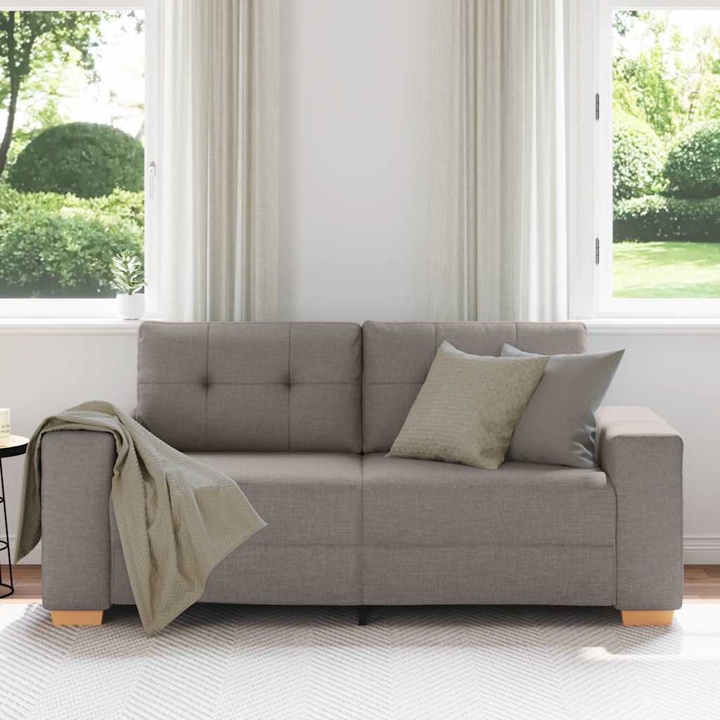 Dvosjed, sofa, taupe, 180x77x82 cm, tkanina
