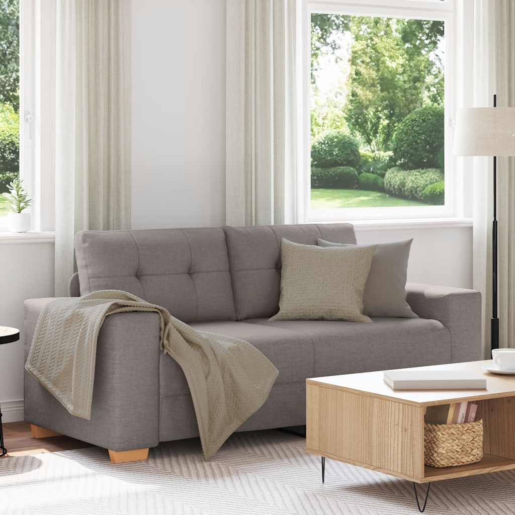 Dvosjed, sofa, taupe, 180x77x82 cm, tkanina
