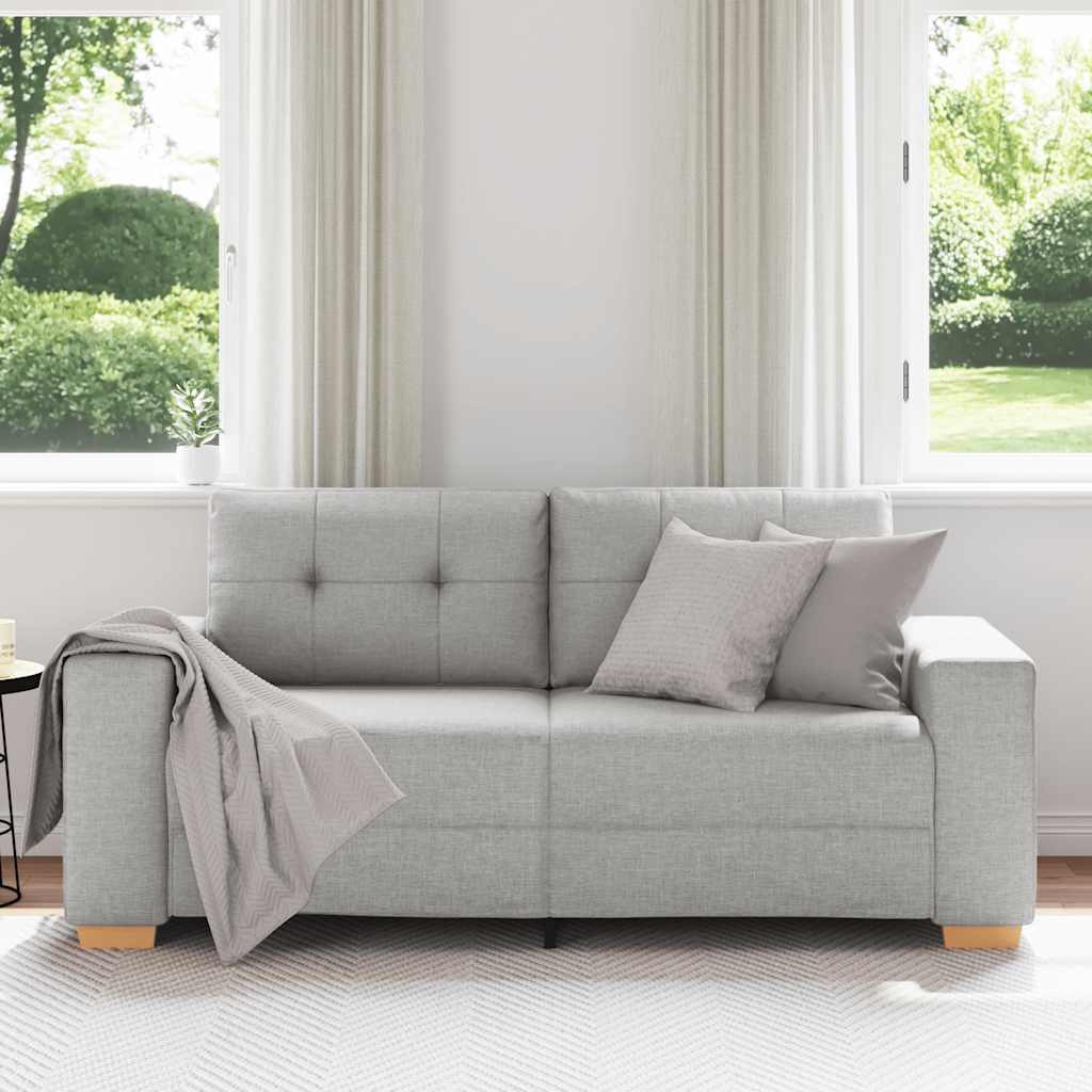 Dvosjed Siva Oblaka 180x77x82 cm Tkanina