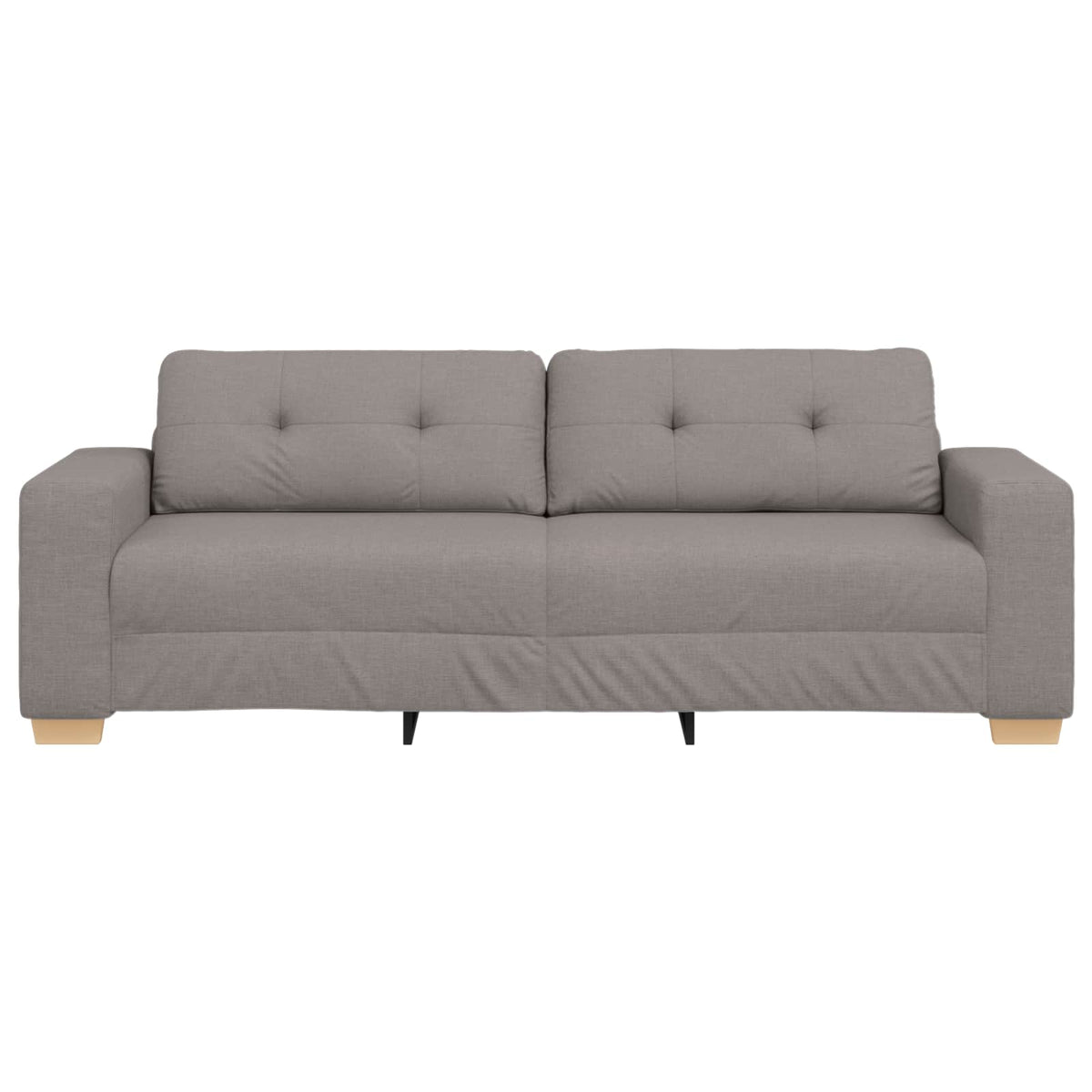 Sofa za 3 osobe Sivo-smeđa 220 cm tkanina