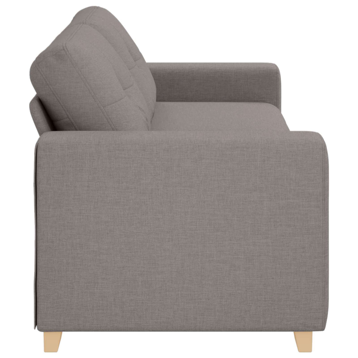 Sofa za 3 osobe Sivo-smeđa 220 cm tkanina