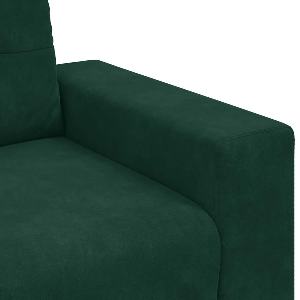 Sofa fotelja tamnozelena 100x78x80 cm baršun