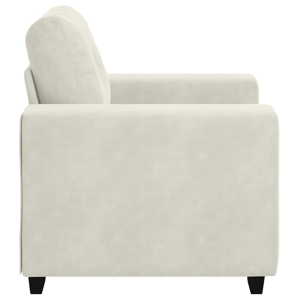 Sofa fotelja krem 100x78x80 cm baršun