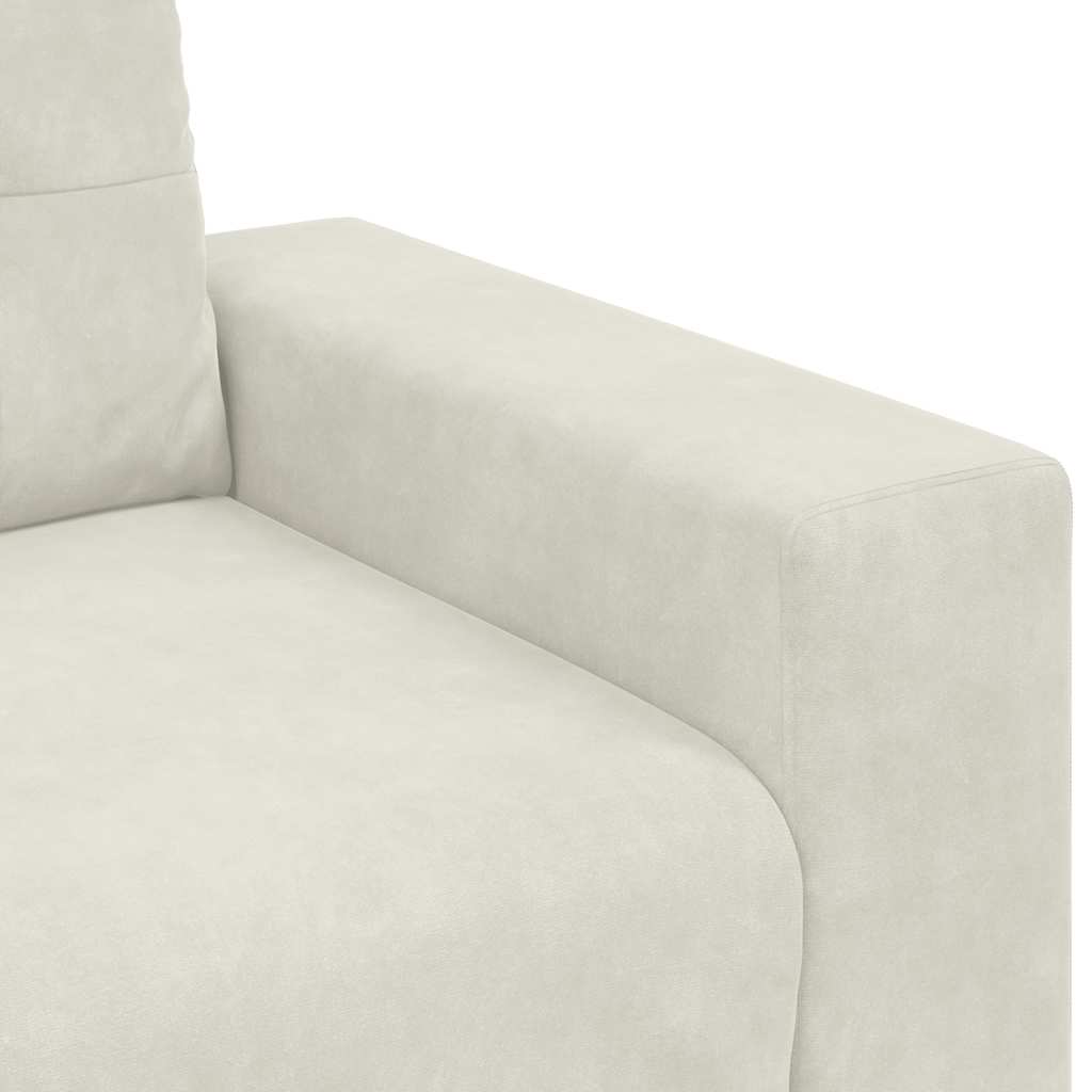 Sofa fotelja krem 100x78x80 cm baršun