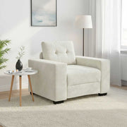 Sofa fotelja krem 100x78x80 cm baršun