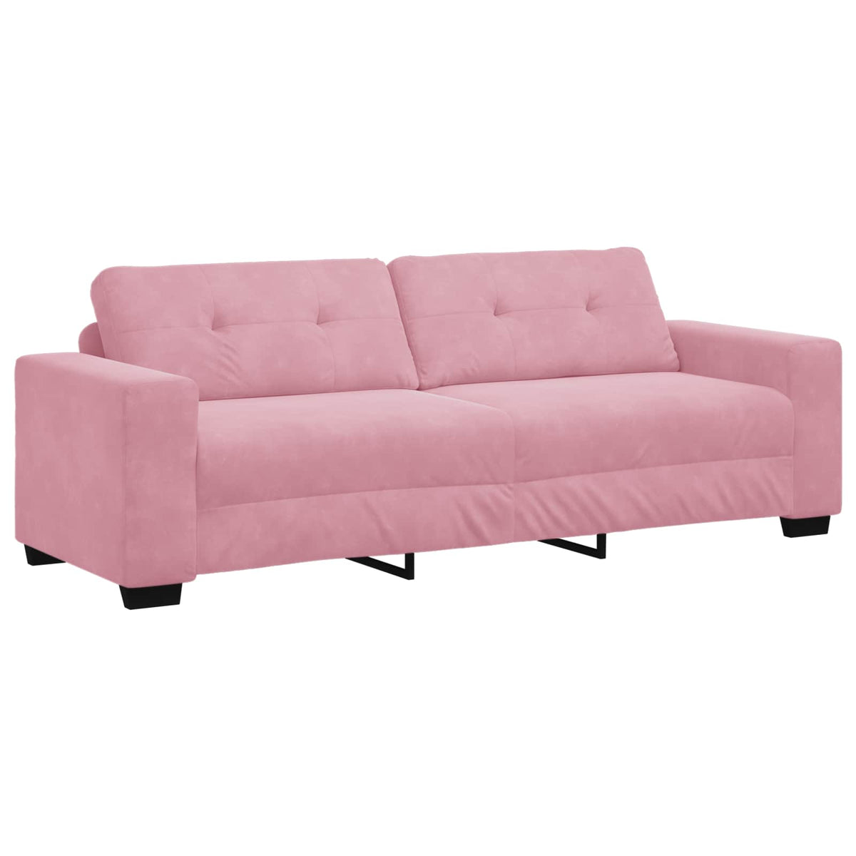 Sofa za 3 osobe Ružičasta 220 cm Baršun