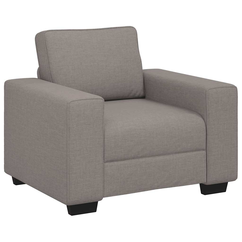 Sofa fotelja taupe 100x77x82 cm tkanina