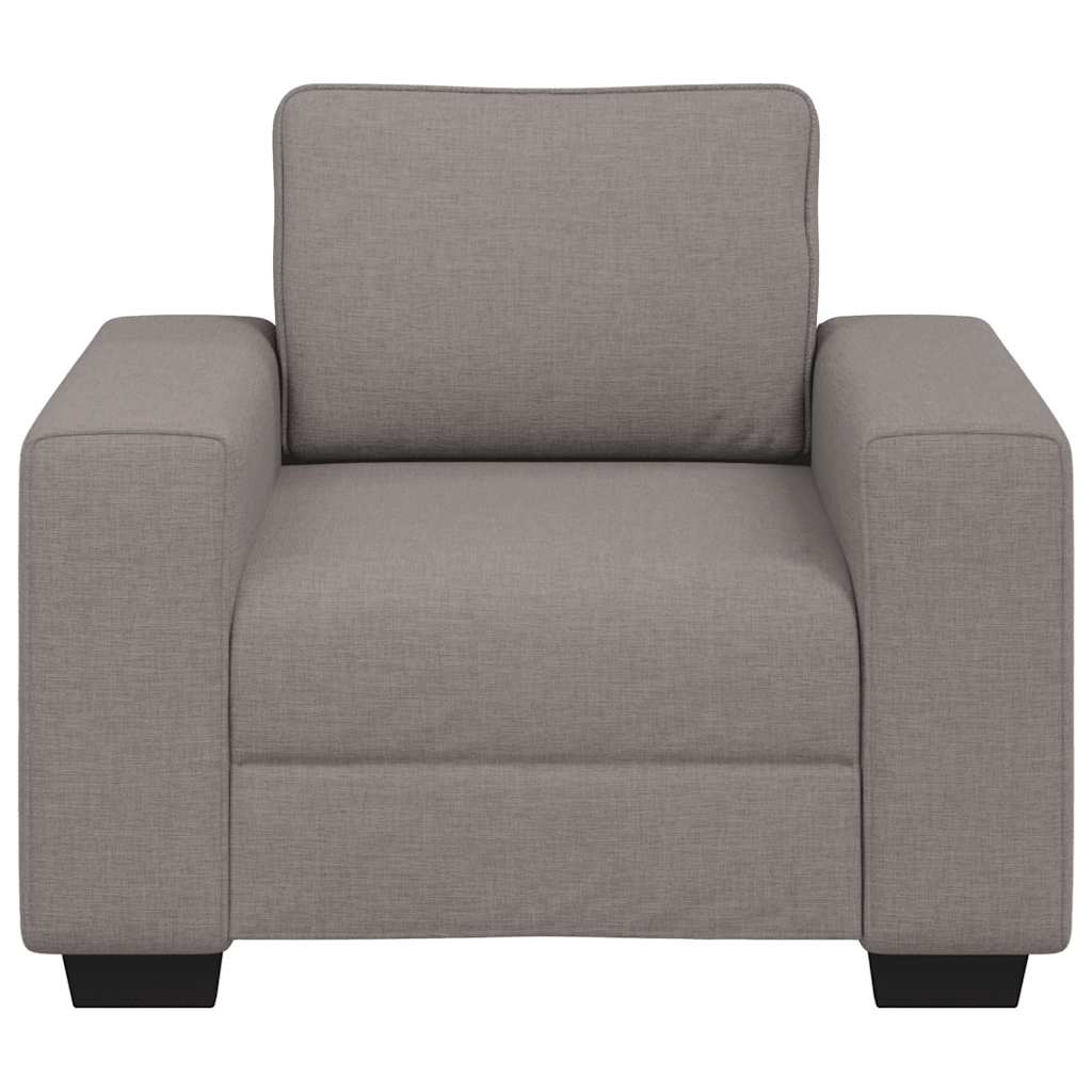 Sofa fotelja taupe 100x77x82 cm tkanina