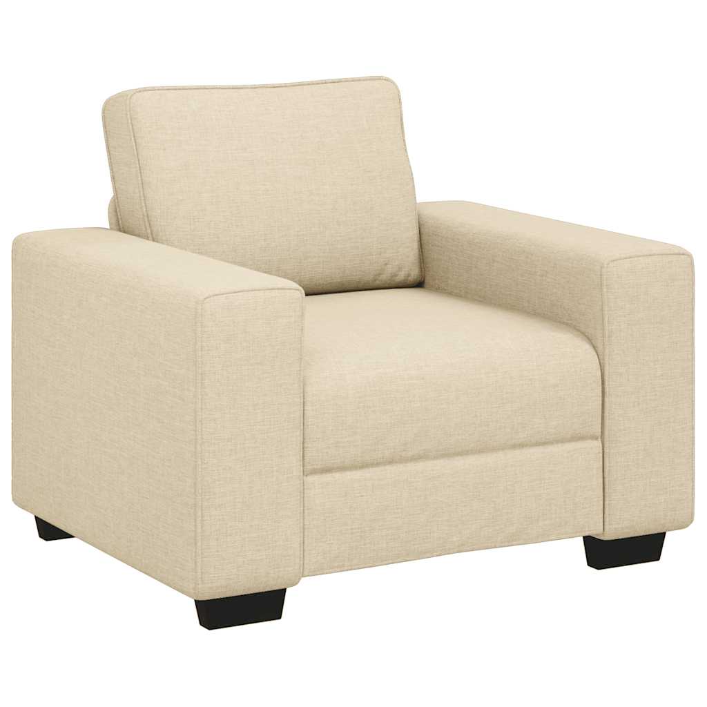 Sofa fotelja krem 100x77x82 cm tkanina