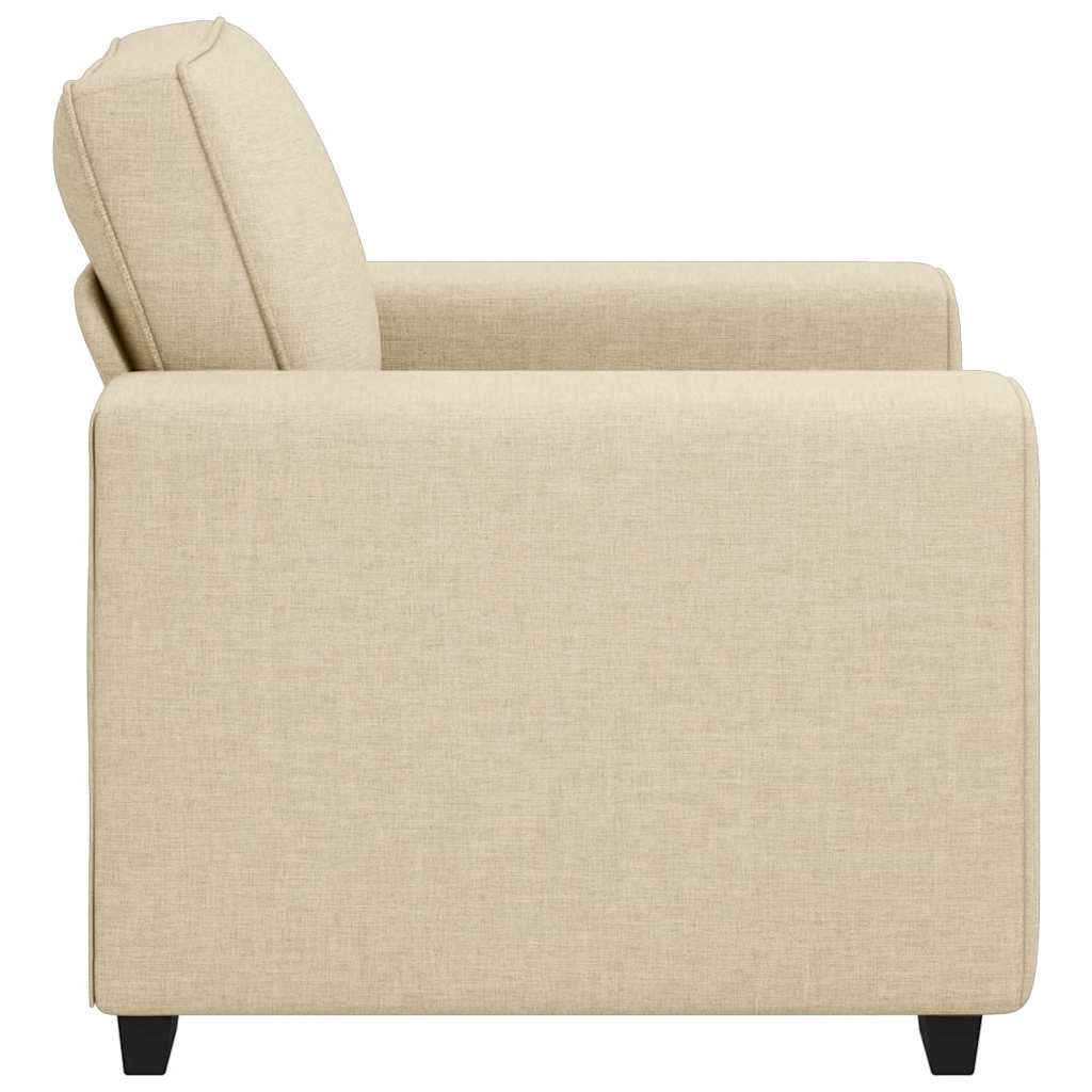 Sofa fotelja krem 100x77x82 cm tkanina
