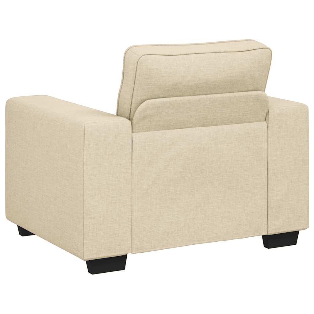Sofa fotelja krem 100x77x82 cm tkanina