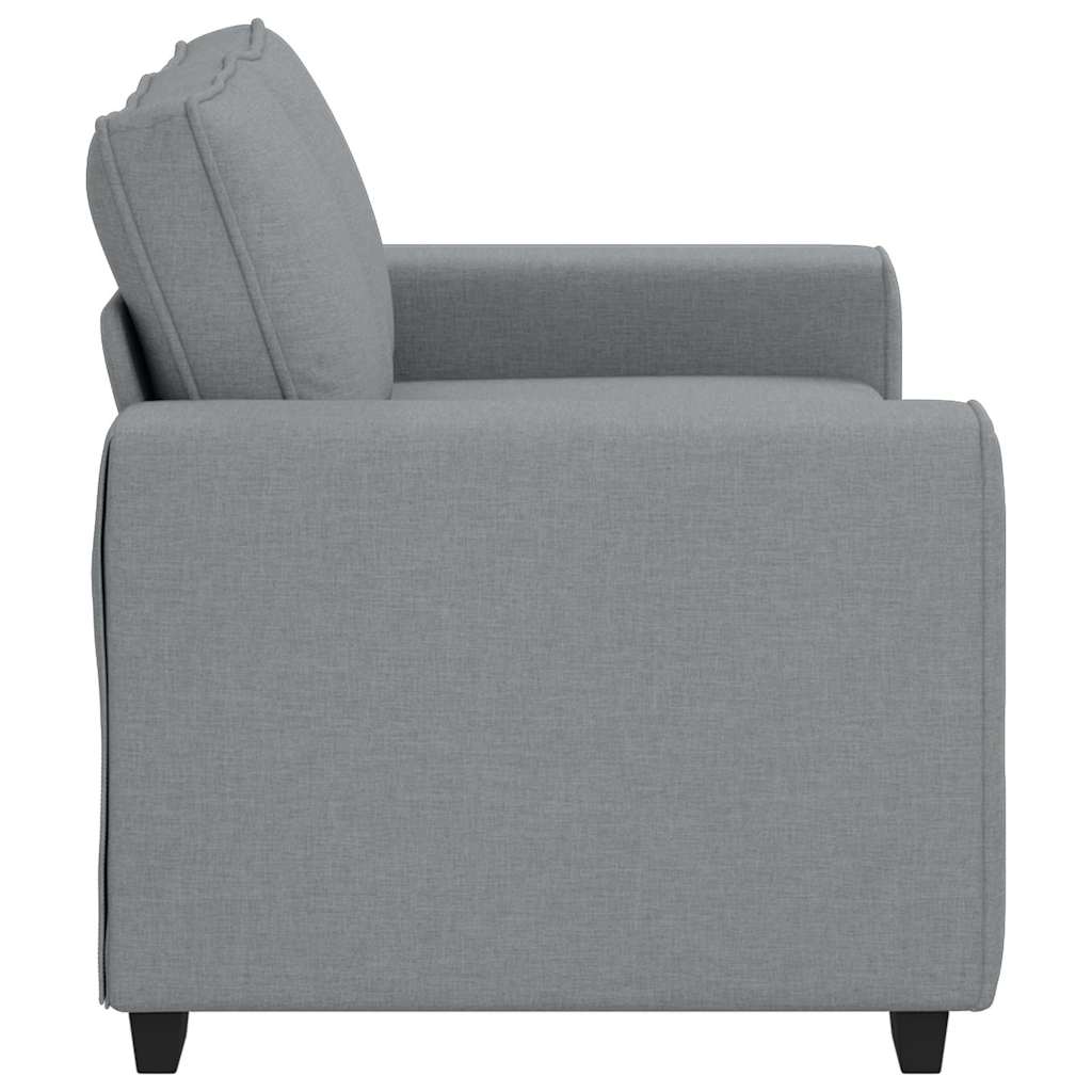 Dvosjed Sofa Svijetlosiva 160x77x82 cm Tkanina