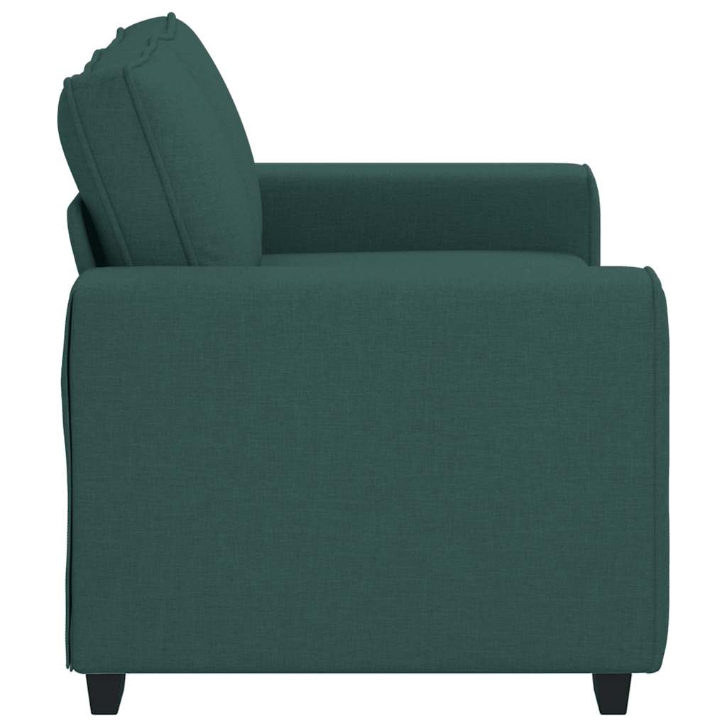 Dvosjed Sofa Tamnozelena 160x77x82 cm Tkanina