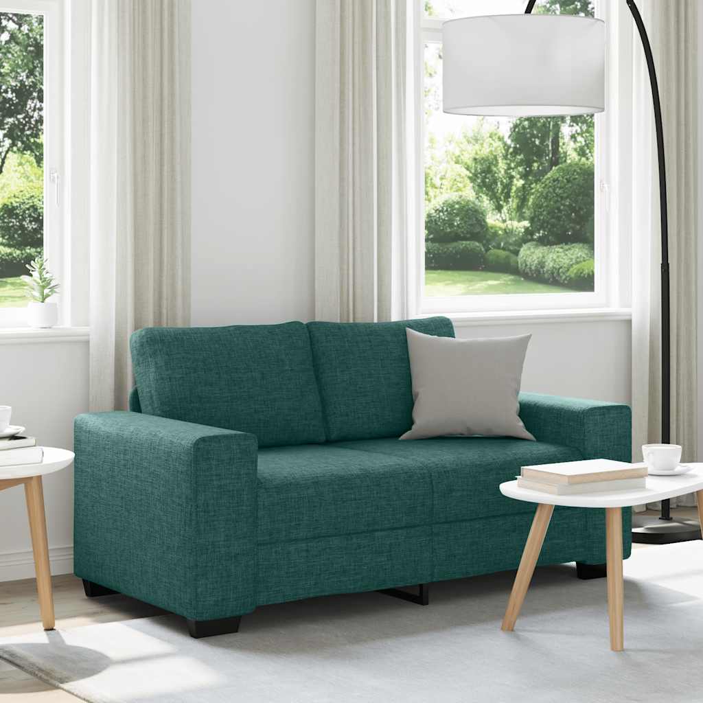 Dvosjed Sofa Tamnozelena 160x77x82 cm Tkanina