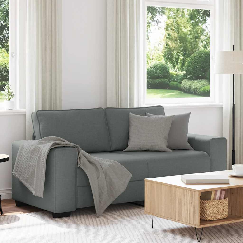 Dvosjed Sofa Tamno siva 180x77x82 cm Tkanina