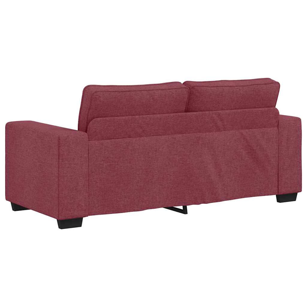 Dvosjed Kauč Vinsko Crvena 180x77x82 cm Tkanina