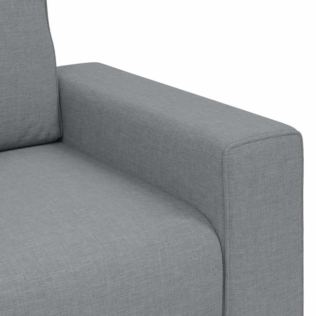 Trosjed Sofa Svijetlo siva 220x77x82 cm Tkanina