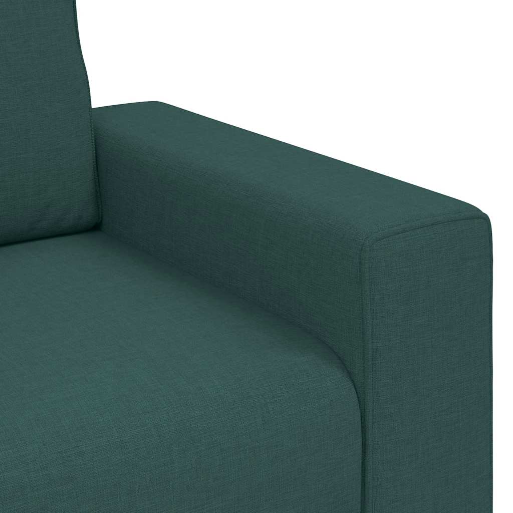 Trosjed Tamnozelena 220x77x82 cm Tkanina