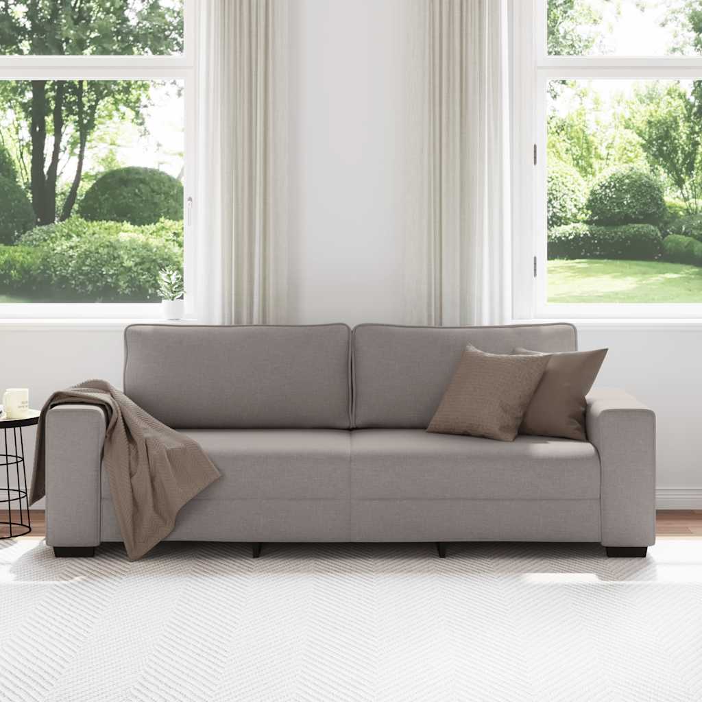 Trosjed Sofa Taupe 220x77x82 cm Tkanina